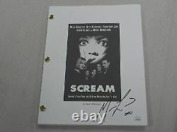 MATTHEW LILLARD Signed SCREAM Movie SCRIPT Stu Ghostface Autograph JSA COA
