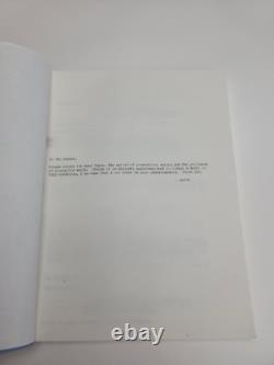 MATURE THEMES / David Green 1980's Unproduced Screenplay movie script