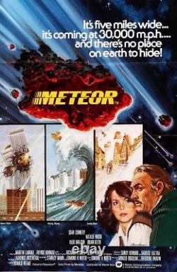 METEOR / Stanley Mann 1977 Movie Script Screenplay, Natalie Wood asteroid Sci Fi