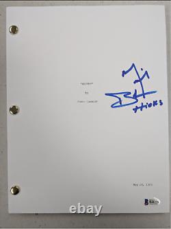 MICHAEL BIEHN Signed ALIENS Full Movie SCRIPT Hicks Autograph BAS JSA QR