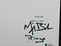 MICHAEL BIEHN Signed TOMBSTONE Movie SCRIPT Autograph BECKETT BAS COA