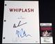 Miles Teller, J. K Simmons & Chazelle Signed Whiplash Full Movie Script + Jsa Coa
