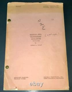 MISSOURIANS 1950 Original Movie Script Monte Hale Republic Western Shooting COA