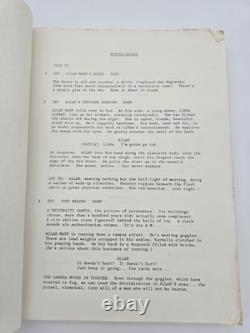 MONKEY SHINES / Michael Stewart 1987 Screenplay, George A. Romero horror film