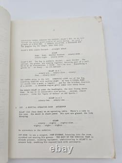 MONKEY SHINES / Michael Stewart 1987 Screenplay, George A. Romero horror film