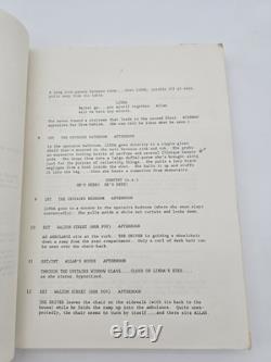 MONKEY SHINES / Michael Stewart 1987 Screenplay, George A. Romero horror film