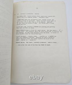 MONKEY SHINES / Michael Stewart 1987 Screenplay, George A. Romero horror film