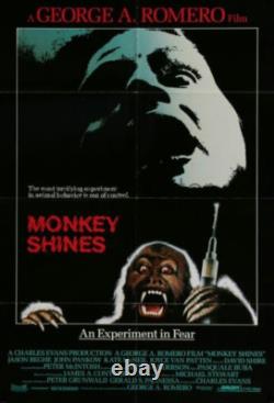 MONKEY SHINES / Michael Stewart 1987 Screenplay, George A. Romero horror film