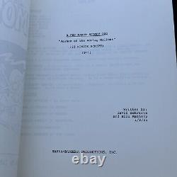 MOVIE SCRIPT A PUP NAMED SCOOBY DOO HANNA-BARBERA PRODUCTIONS, 1991, 60 Pages