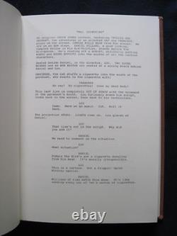 MRS. DOUBTFIRE SCRIPT SIGNED to CREW MEMBER by ROBIN WILLIAMS & MARSHA WILLIAMS