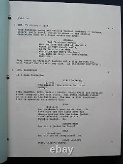 MR. SATURDAY NIGHT ORIGINAL SCRIPT for BILLY CRYSTAL Comedy Film