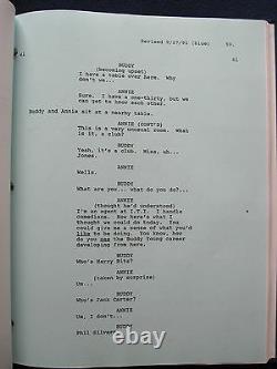 MR. SATURDAY NIGHT ORIGINAL SCRIPT for BILLY CRYSTAL Comedy Film