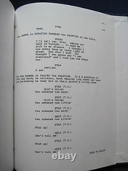 MR. SATURDAY NIGHT ORIGINAL SCRIPT for BILLY CRYSTAL Comedy Film