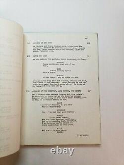 MURDER AT THE WORLD SERIES / Cy Chermak 1976 TV Movie Screenplay, kidnappings