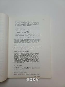 MUSEUM PIECE / Larry Alexander 1980's Unproduced Screenplay movie script
