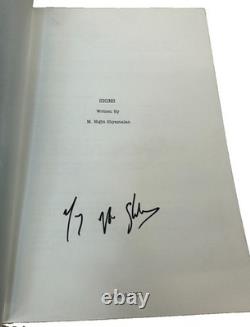 M Night Shyamalan Signed Signs Complete Movie Script Autograph