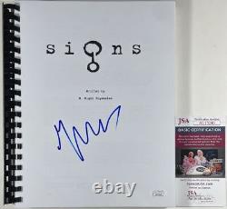 M. Night Shyamalan Signed Signs Complete Movie Script Autograph JSA COA