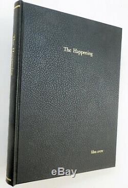 M Night Shyamalan Signed The Happening Script Bound Hardcover Film Crew