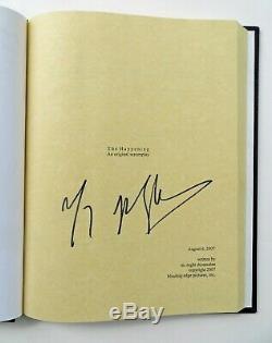 M Night Shyamalan Signed The Happening Script Bound Hardcover Film Crew