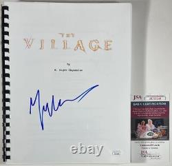 M. Night Shyamalan Signed The Village Complete Movie Script Autograph JSA COA