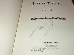 Macaulay Culkin Rare Signed Autographed Book Junior Home Alone Movie Star Actor