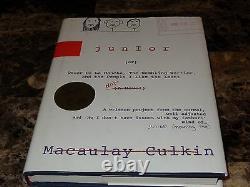 Macaulay Culkin Rare Signed Autographed Book Junior Home Alone Movie Star Actor