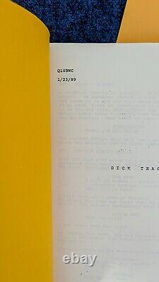 Madonna Dick Tracy Script Movie 1/23/1989