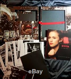 Madonna Evita Movie Promo Box Signed By Alan Parker Set Oscar CD Book Press Reel