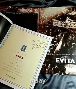 Madonna Evita Movie Promo Box Signed By Alan Parker Set Oscar CD Book Press Reel