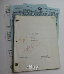 Major League / David S. Ward 1988 Movie Script, Charlie Sheen baseball film