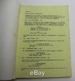 Major League / David S. Ward 1988 Movie Script, Charlie Sheen baseball film