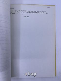 Manhattan Heartache Unproduced Movie Script Ernest A. Charles Point Of Terror