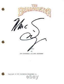 Marc Singer THE BEASTMASTER Signed Autograph Movie Script Full Screenplay COA