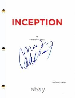 Marion Cotillard Signed Autograph Inception Full Movie Script Leonardo Dicaprio