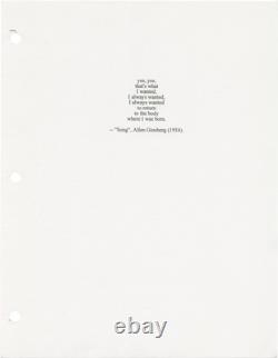 Mark Rydell JAMES DEAN JAMES DEAN AN INVENTED LIFE Original screenplay #164078