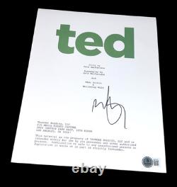 Mark Wahlberg Signed Autograph Movie Script Ted Beckett Bas Auto Coa D