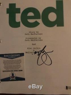 Mark Wahlberg original signed Ted Movie Script Beckett COA