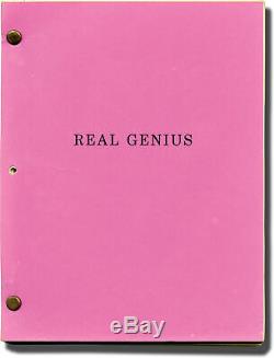 Martha Coolidge REAL GENIUS Original screenplay for the 1985 film #140825