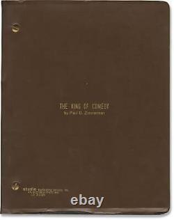 Martin Scorsese KING OF COMEDY Original screenplay for the 1982 film #160251