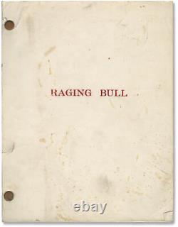 Martin Scorsese RAGING BULL Original screenplay for the 1980 film #154875