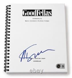 Martin Scorsese Signed Autograph Goodfellas Full Movie Script Screenplay Beckett
