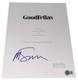 Martin Scorsese Signed Autograph Goodfellas Movie Script Screenplay Beckett Bas