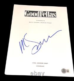 Martin Scorsese Signed Autograph Movie Script Goodfellas Beckett Bas Coa Auto