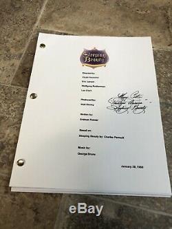 Mary Costa Signed Autographed Sleeping Beauty Full Movie Script Disney Aurora N