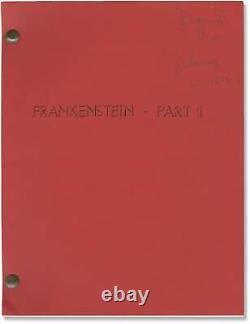 Mary Shelley FRANKENSTEIN Two original screenplays for the two-part #147482