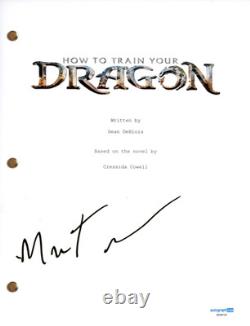 Mason Thames How to Train Your Dragon Signed Autograph Movie Script ACOA