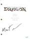Mason Thames How To Train Your Dragon Signed Autograph Movie Script Acoa