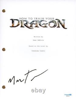 Mason Thames How to Train Your Dragon Signed Autograph Movie Script ACOA