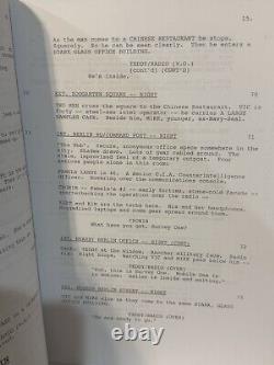 Matt Damon Autographed The Bourne Supremacy Movie Script Full (Autograph COA)