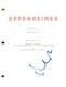 Matt Damon Signed Autograph Oppenheimer Full Movie Script Screenplay